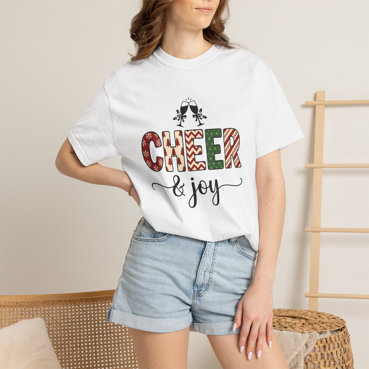 Christmas Letters Shirt Celebration Unisex Gift Holiday Tee product image 6
