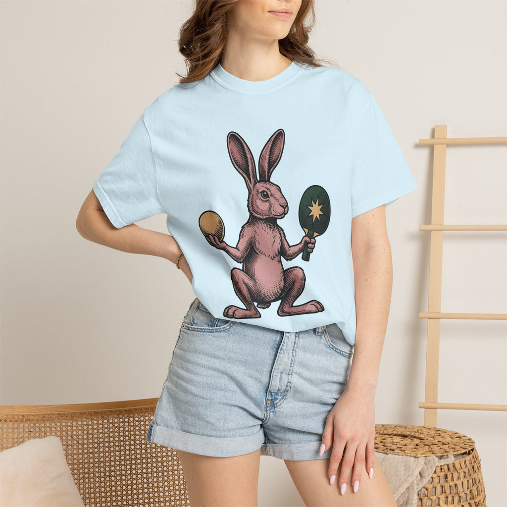 Bunny Ping Pong Shirt Sports Pet Unisex Gift Retro Tee product image 9