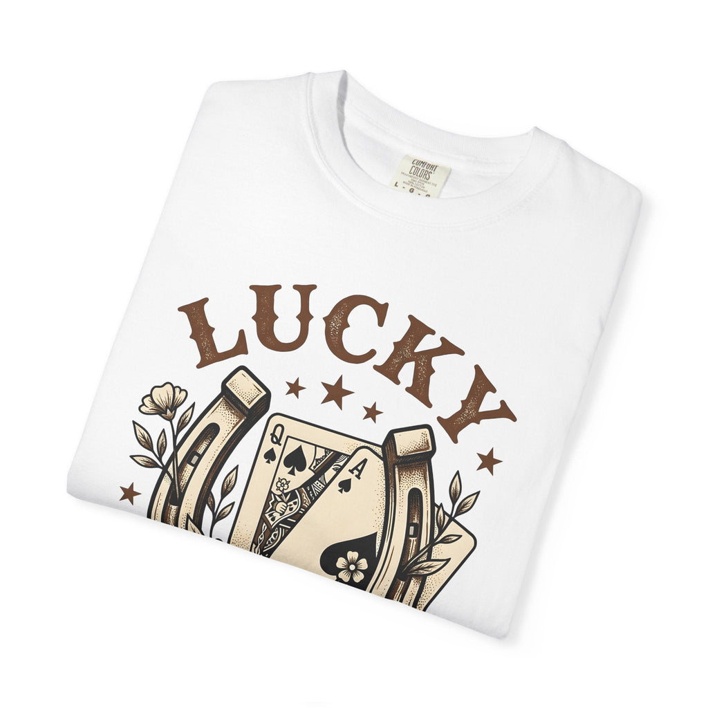 Horseshoe Poker Cards Shirt Cowgirl Betting Gift for Women product image 5