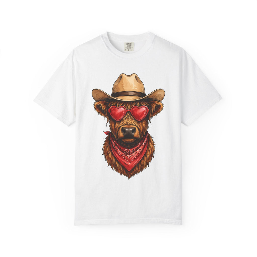 Scottish Cow Shirt Cowgirl Cowboy Gift for Women Bohemian product image 1