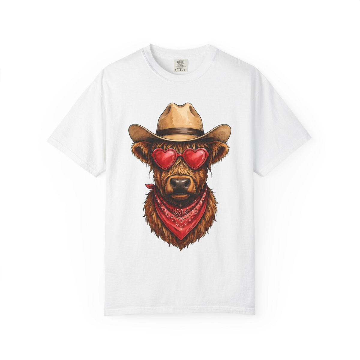 Scottish Cow Shirt Cowgirl Cowboy Gift for Women Bohemian product image 1
