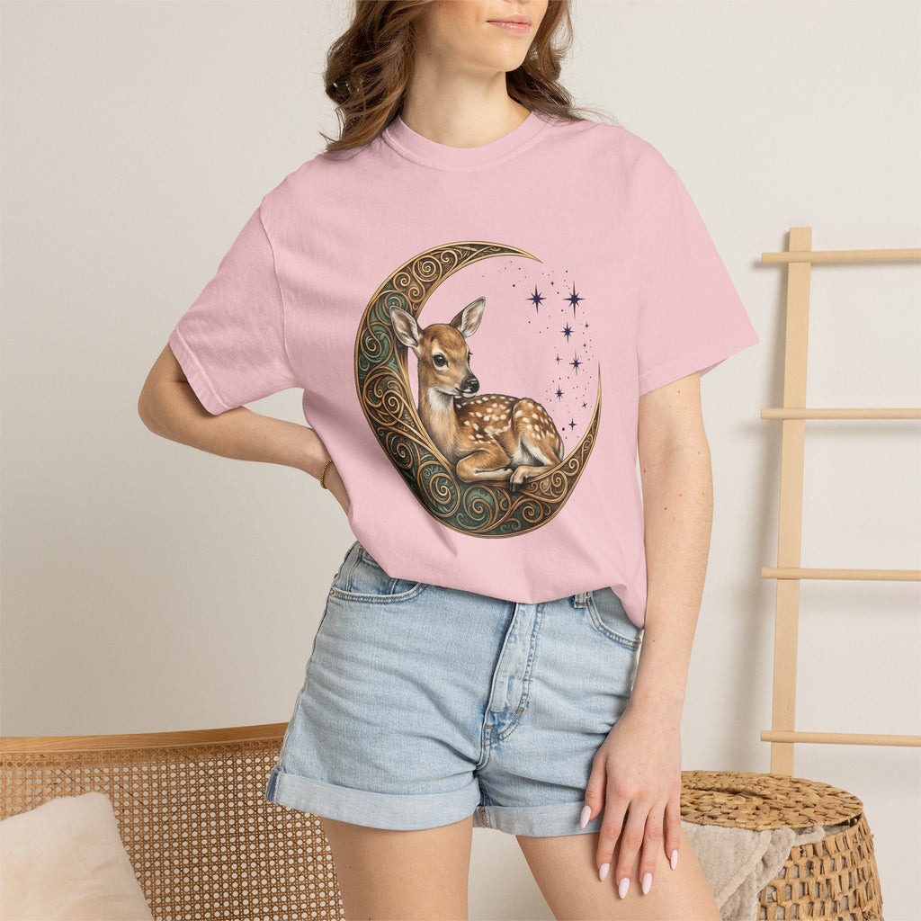 Deer Moon Shirt Animals Nature Unisex Gift Boho Tee product image 12