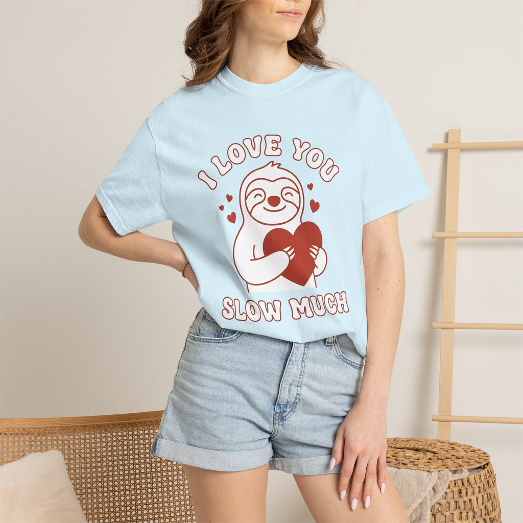 Sloth Heart Shirt St. Valentine's Day Animal Unisex Gift product image 9