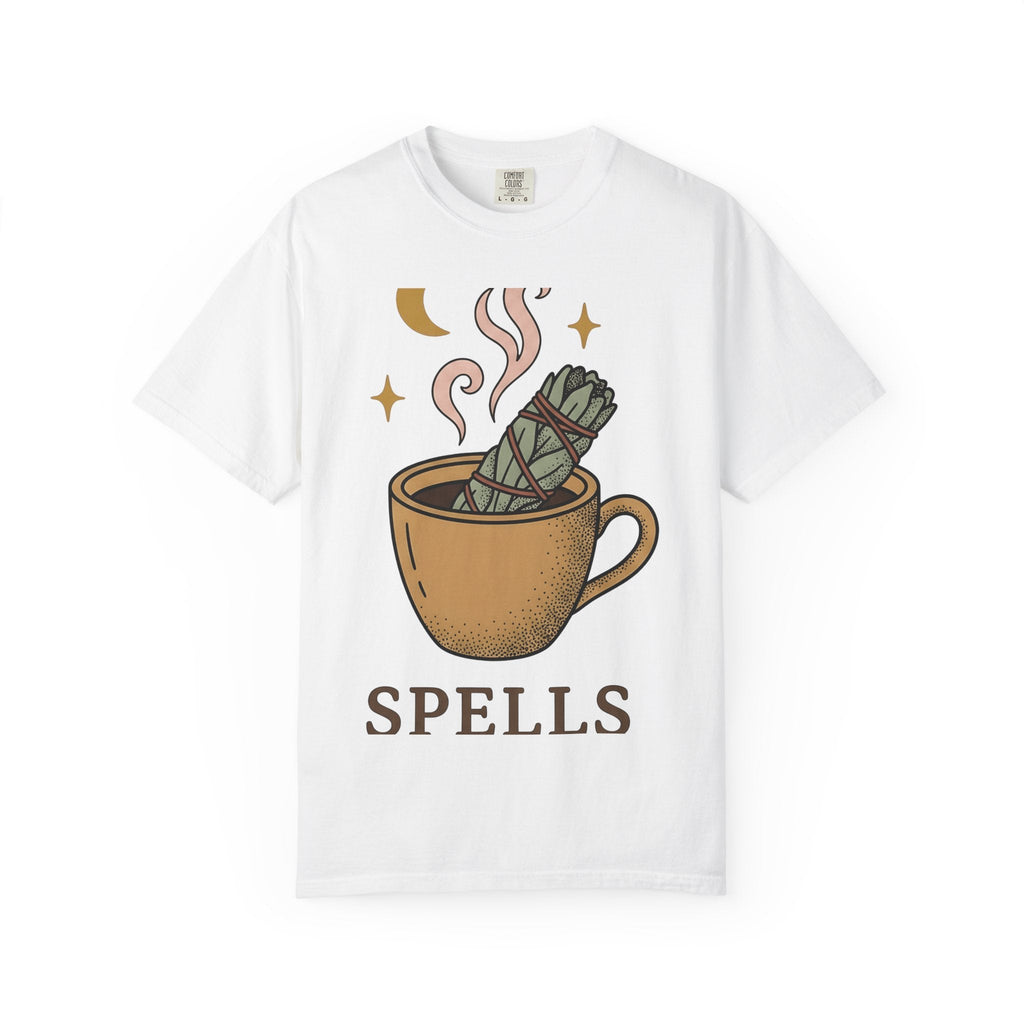 Sage Stick Mug Shirt Boho Chic Spells Unisex Gift Sketch Tee Smudging T-Shirt