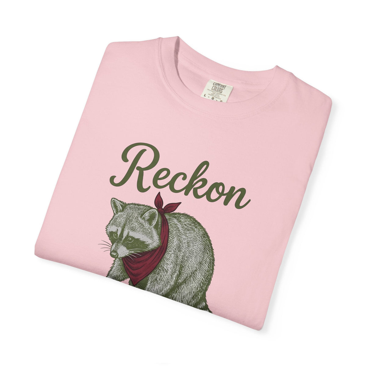 Raccoon Scarf Retro T-Shirt – Funny Cozy Wildlife Sketch product image 11