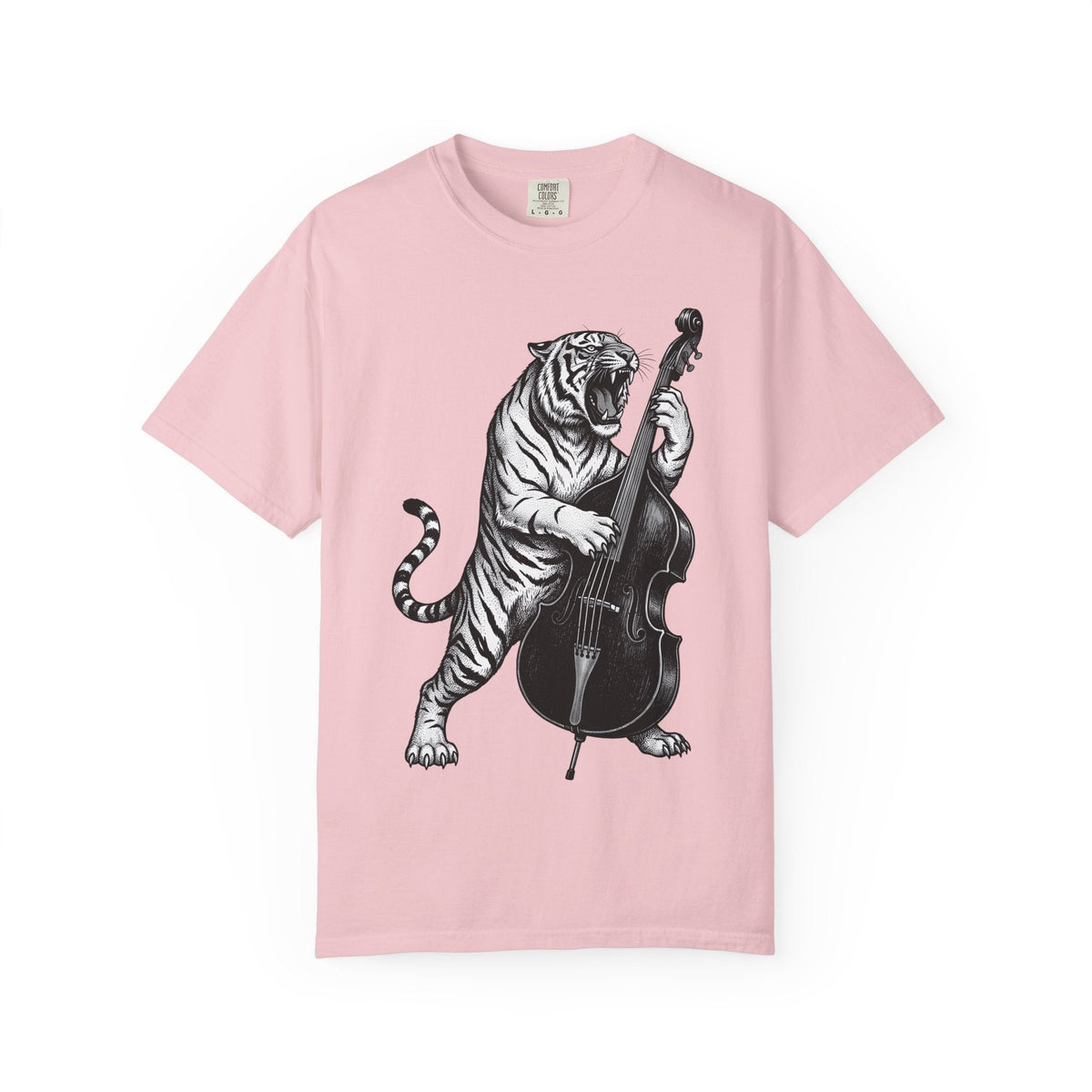 Tiger Double Bass Shirt Funny Sound Unisex Gift product image 3