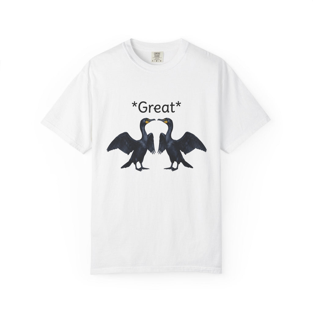Cormorant Bird Shirt Funny Wildlife Unisex Gift Sketch Tee product image 1