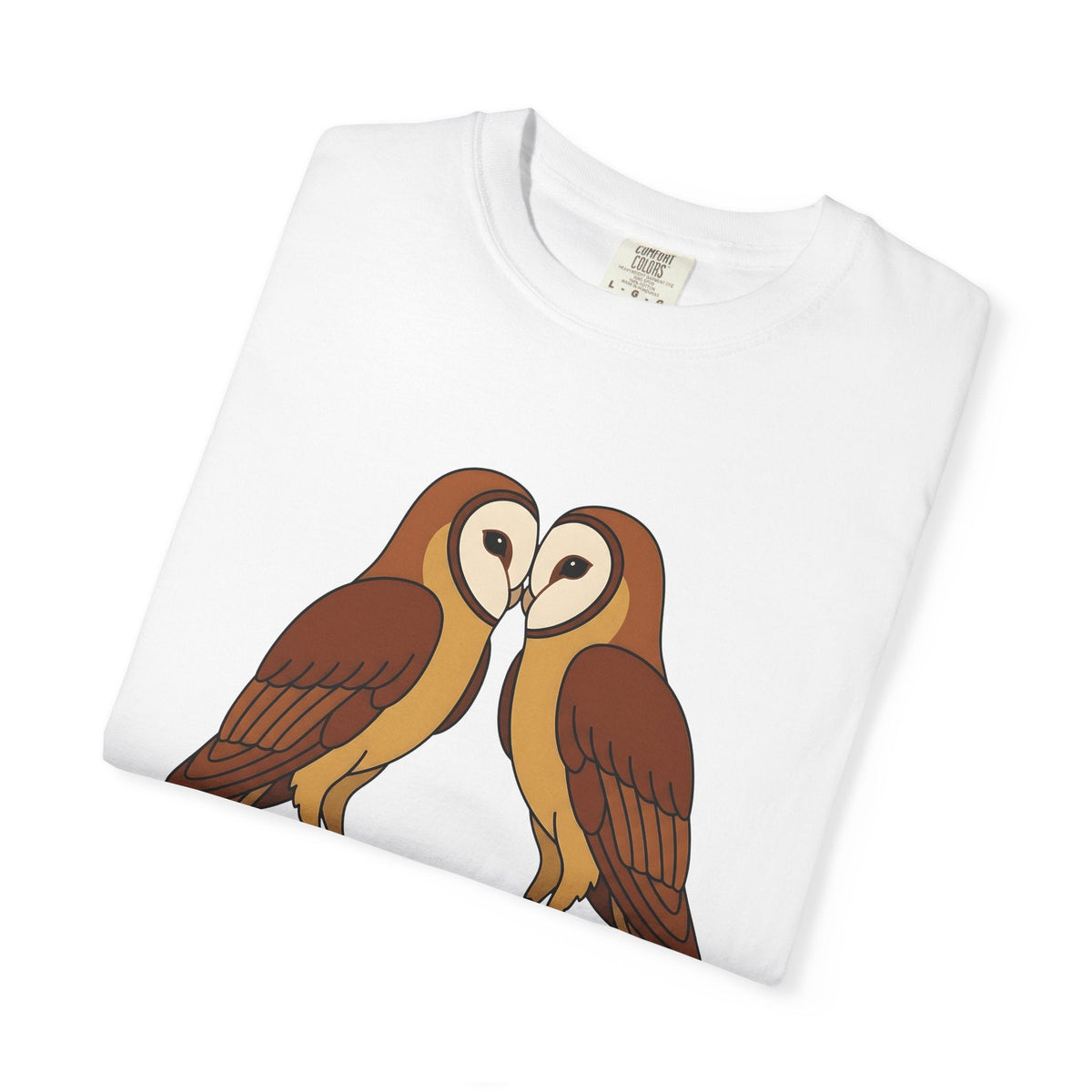 Barn Owl Pair Shirt Valentines Day Animal Unisex Gift product image 5