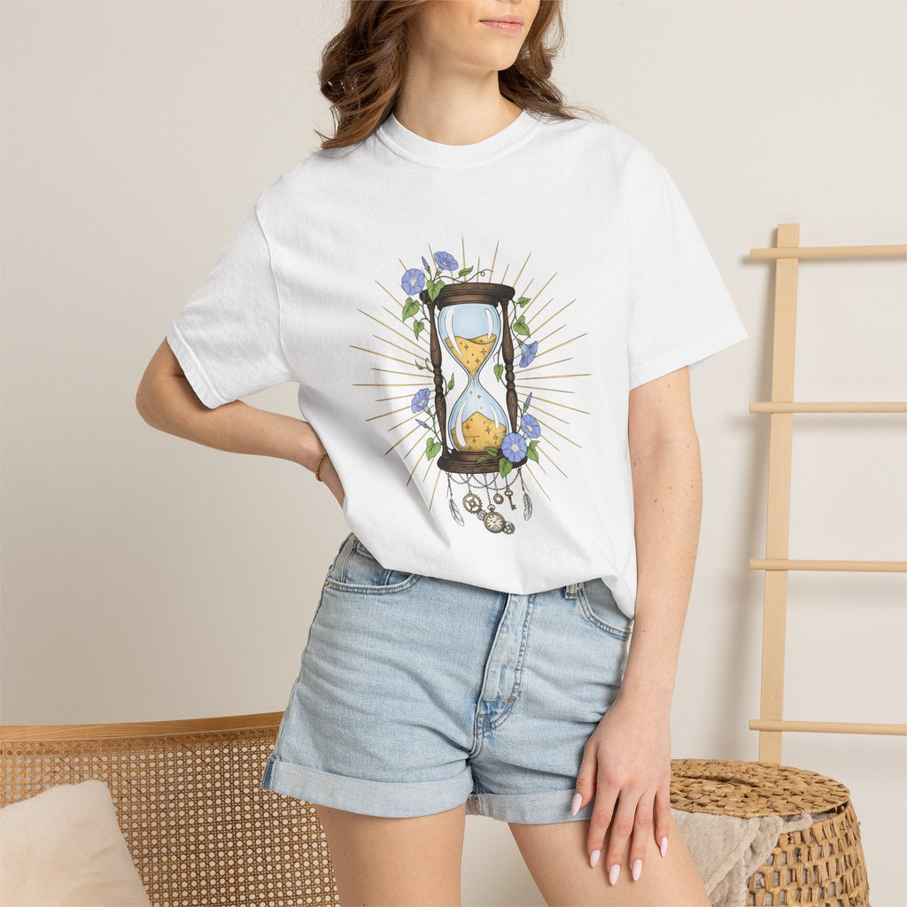 Hourglass Floral Shirt Boho Chic Celestial Unisex Gift Tee product image 6