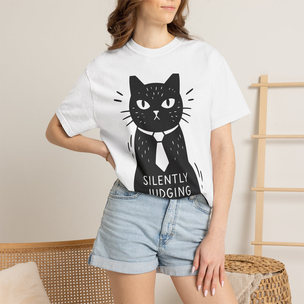 Black Cat Shirt Jokes Unisex Gift Comic Tee Kitty T-Shirt product image 6