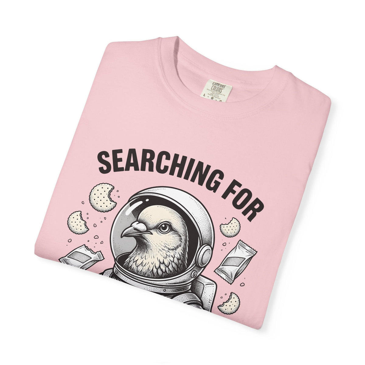Space Bird Cartoon T-Shirt – Funny Pet Comic Design, Unisex product image 11