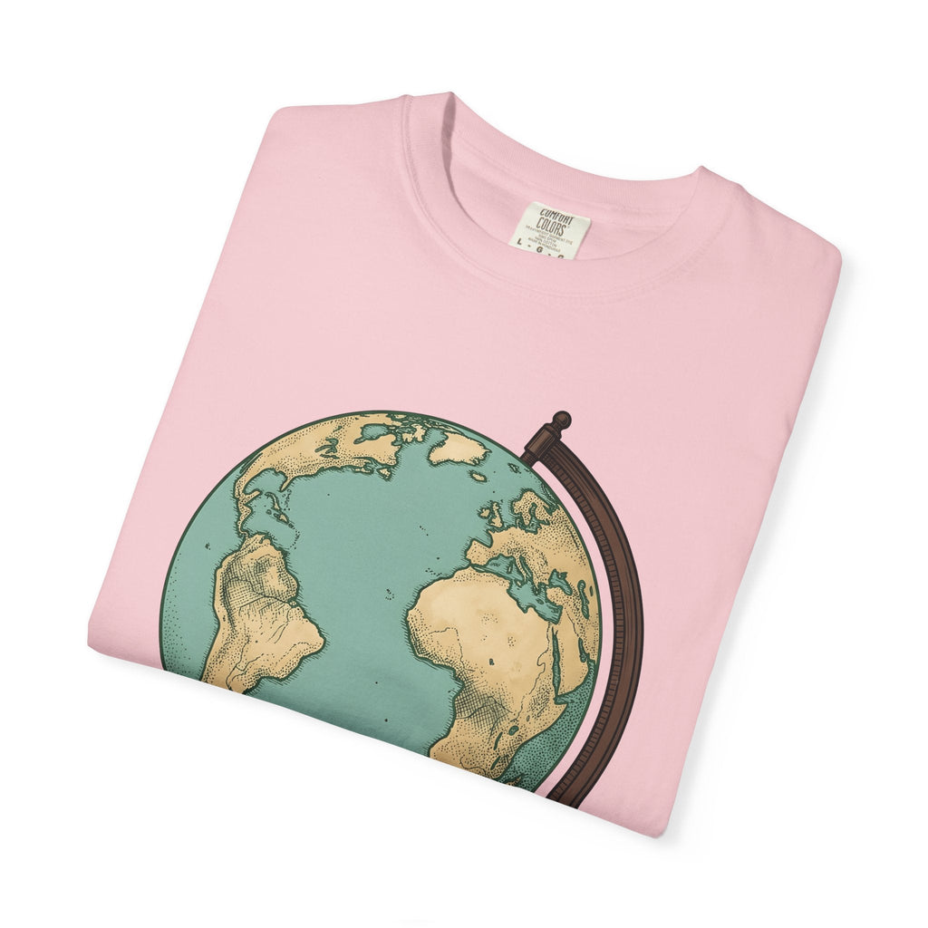Earth Globe Shirt Travel Maps Unisex Gift Retro Tee World product image 11