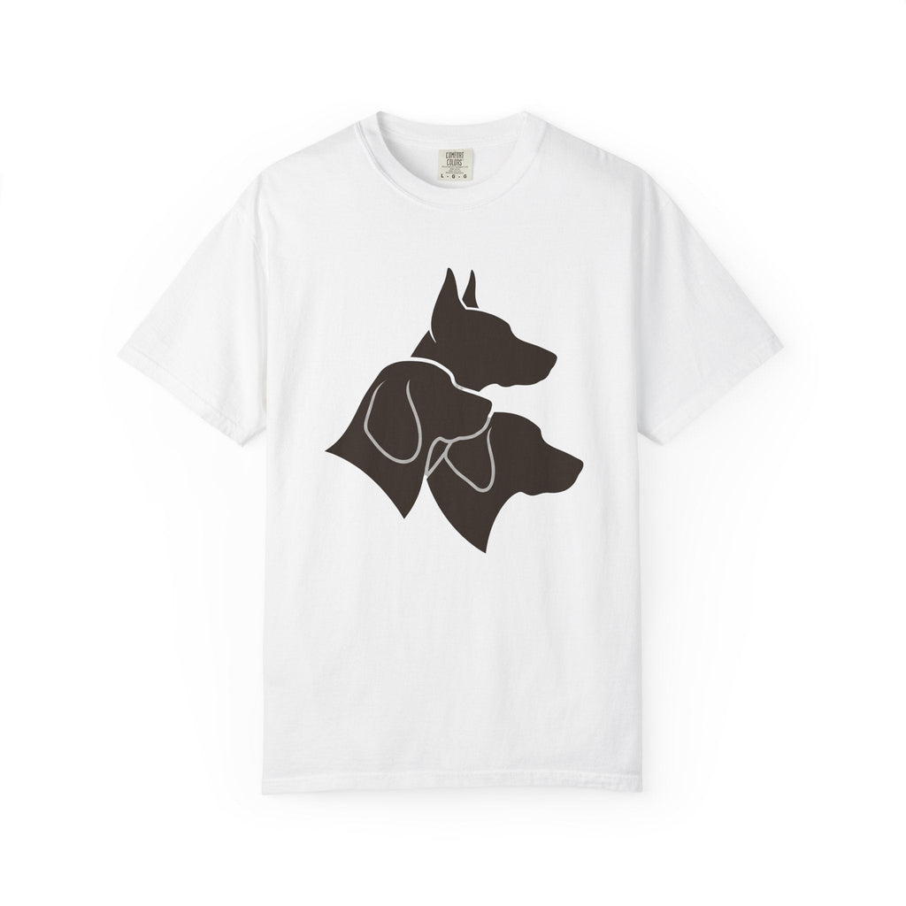 Puppy Silhouette Shirt Dog Creatures Gift Women Basic Tee product image 1