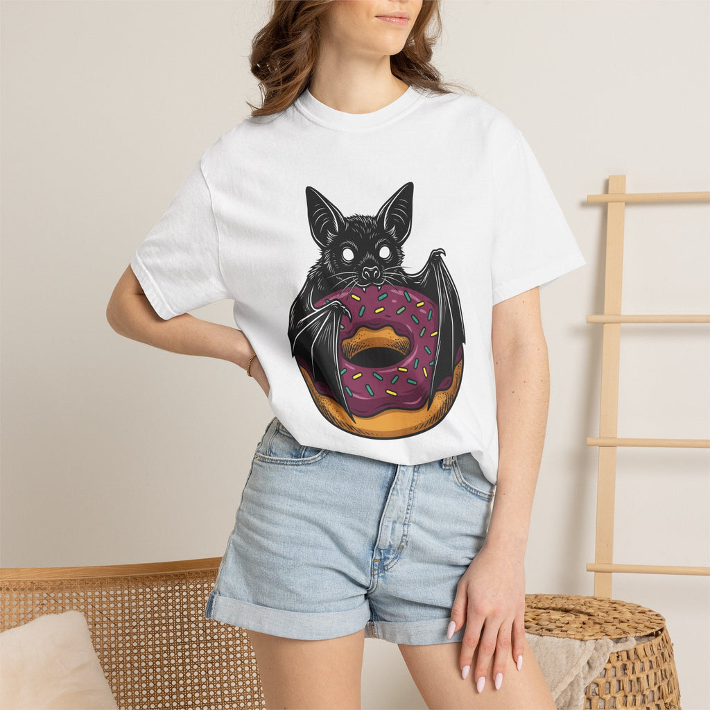 Bat Pastry Shirt Desserts Wildlife Gift Women Modern Tee product image 7