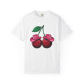 Cherry Cowboy Hat Cartoon T-Shirt – Cowgirl Fall Harvest Design, Women Graphic Tee