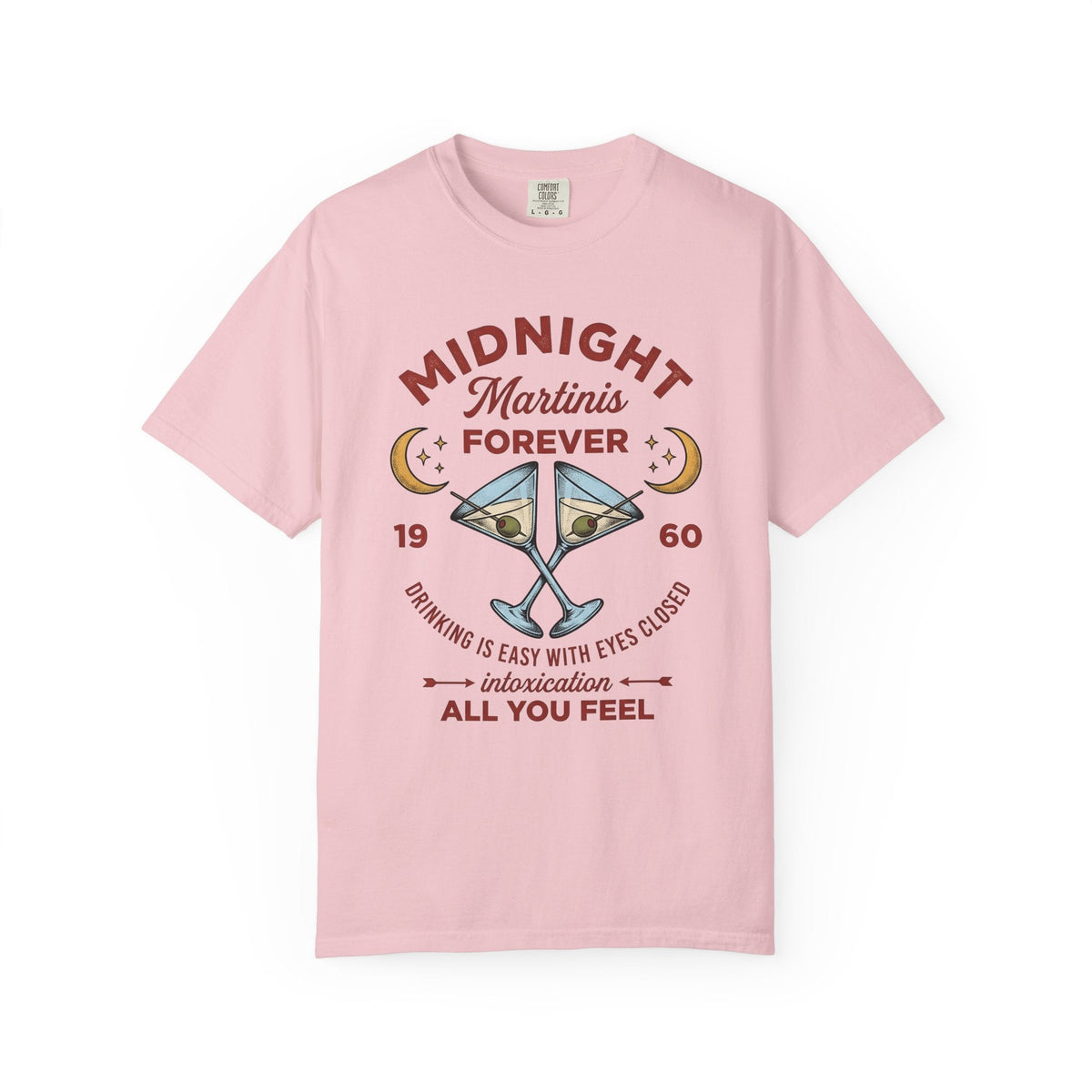 Martini Glass Shirt Drinks Event Unisex Gift Antique Tee product image 3