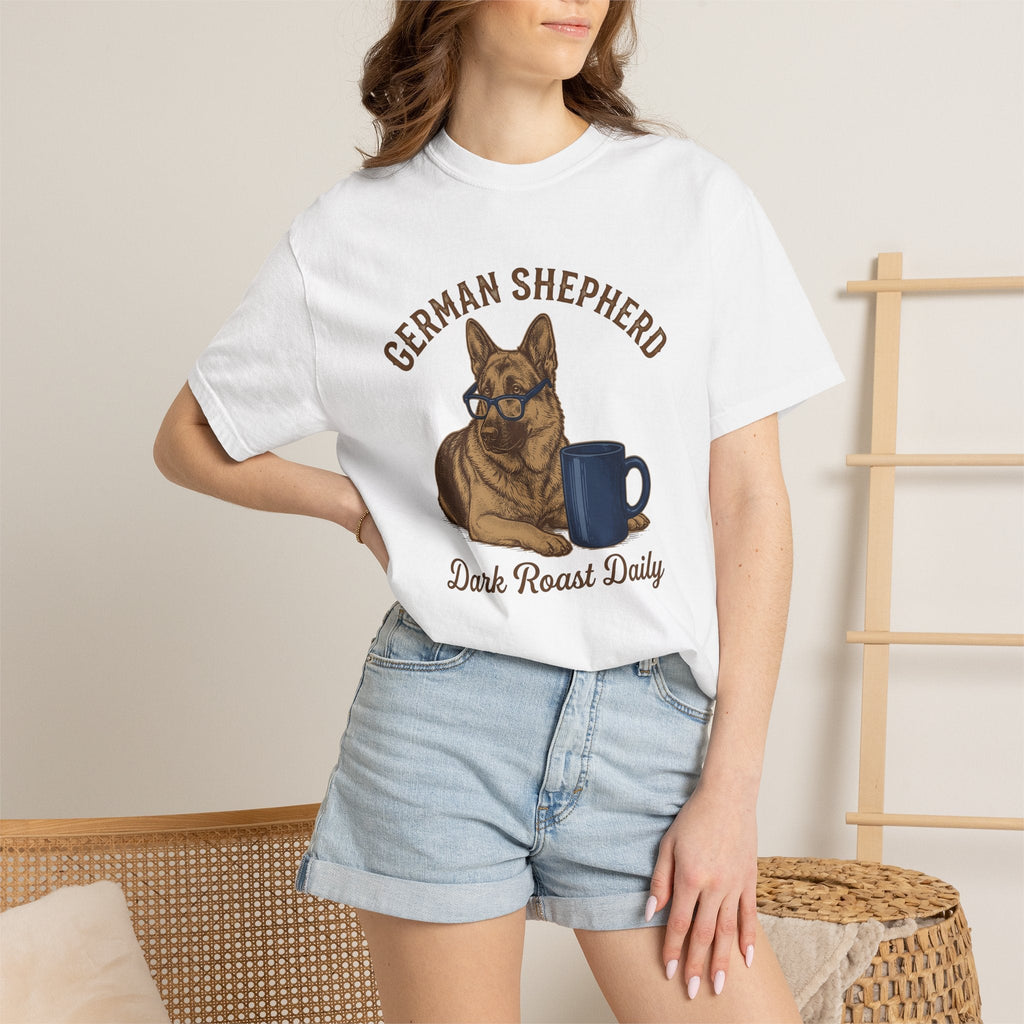German Shepherd Pet Shirt Dog Latte Unisex Gift Classic Tee product image 6