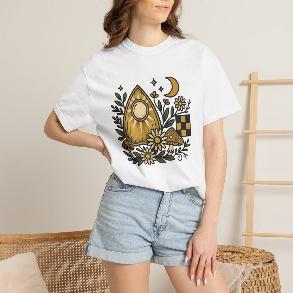 Spirit Board Flowers Shirt Boho Chic Astrology Unisex Gift product image 6