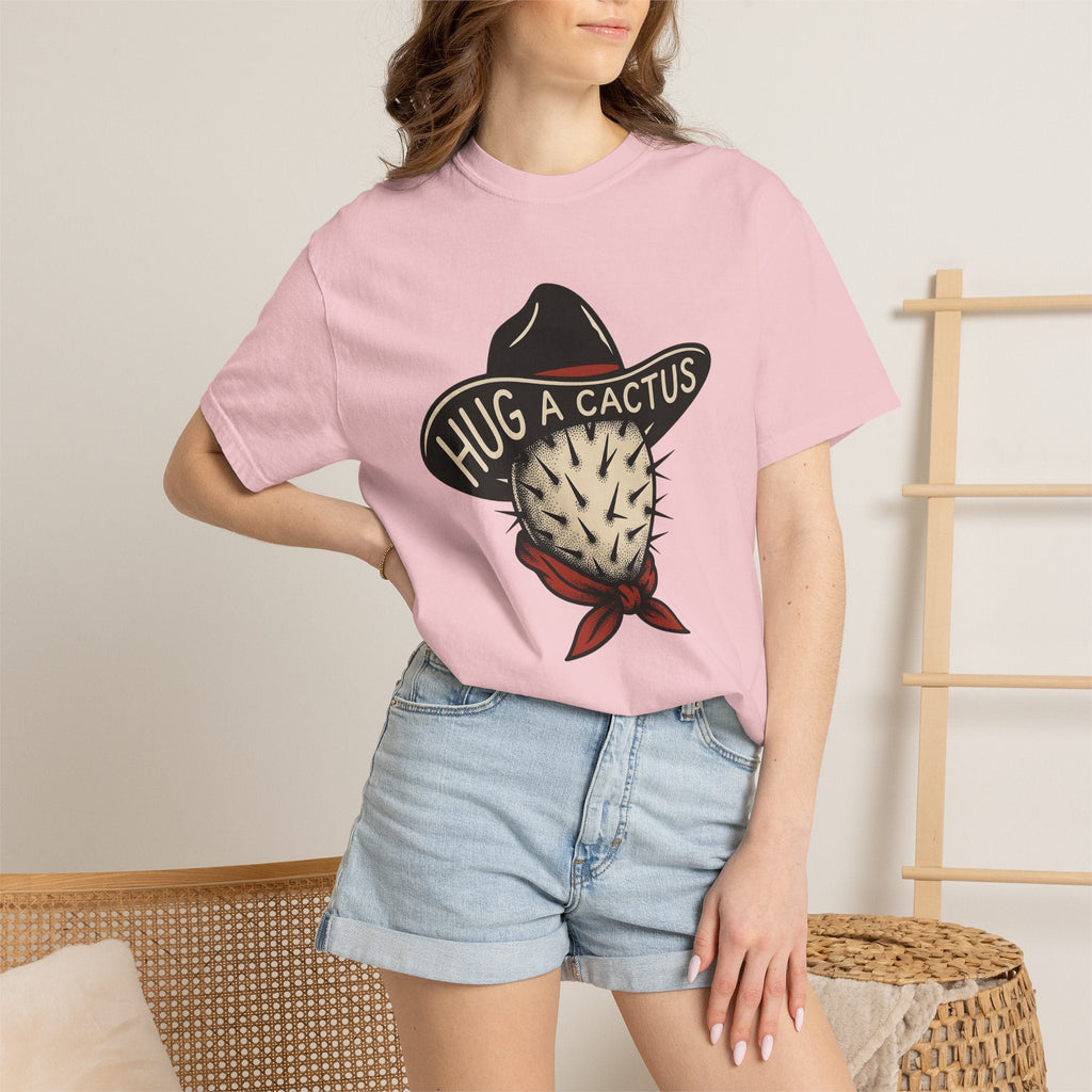 Cactus Cowboy Hat Shirt Cowgirl Western Gift for Women Vintage Tee Succulent