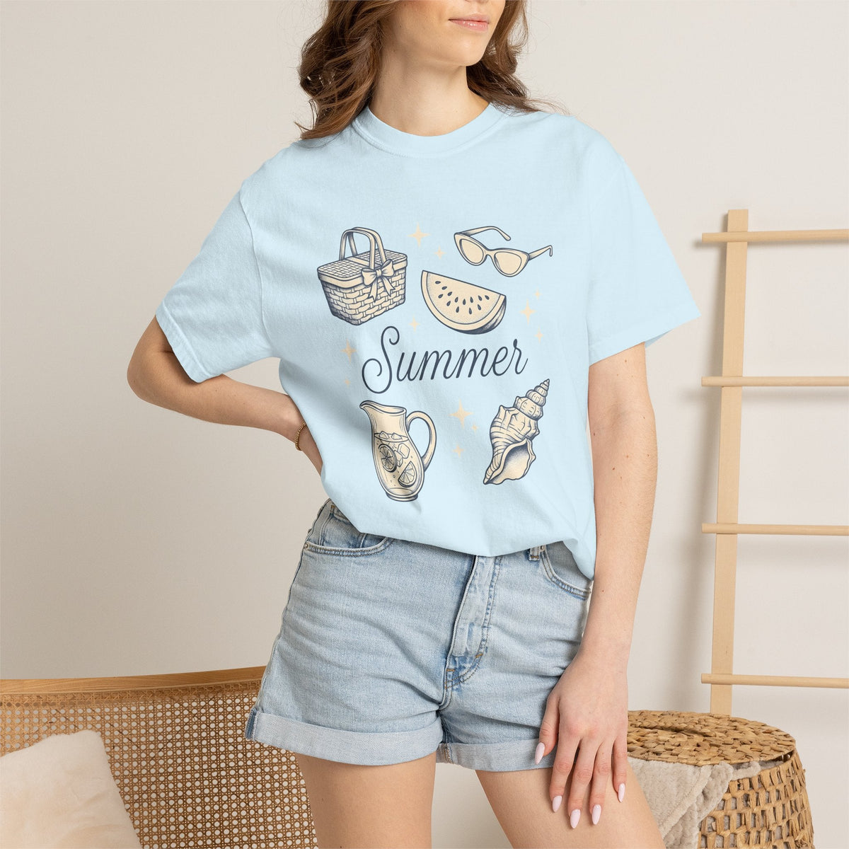 Summer Signs Shirt Getaway Unisex Gift Hand Drawn Tee product image 9