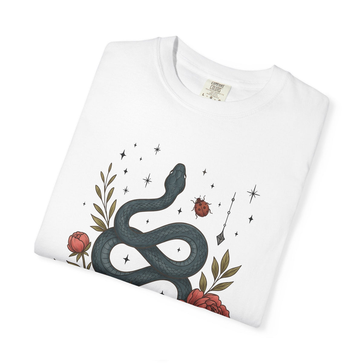 Serpent Bloom Shirt Boho Chic Esoteric Unisex Gift product image 5