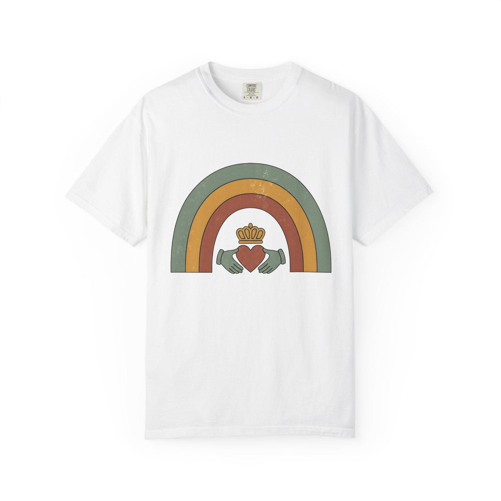 Claddagh Rainbow Shirt St Patrick's Day Celtic Unisex Gift product image 1
