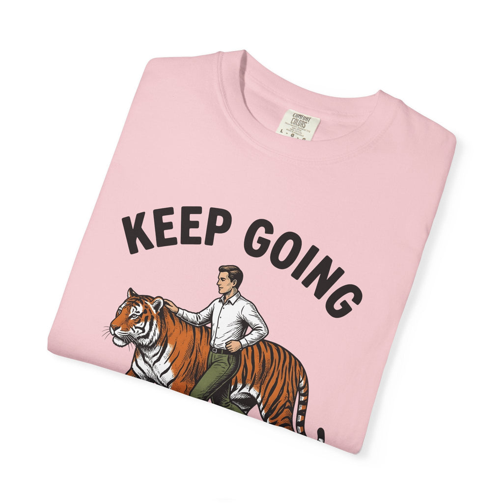 Dude Tiger Shirt Motivational Critter Unisex Gift Antiqued product image 11