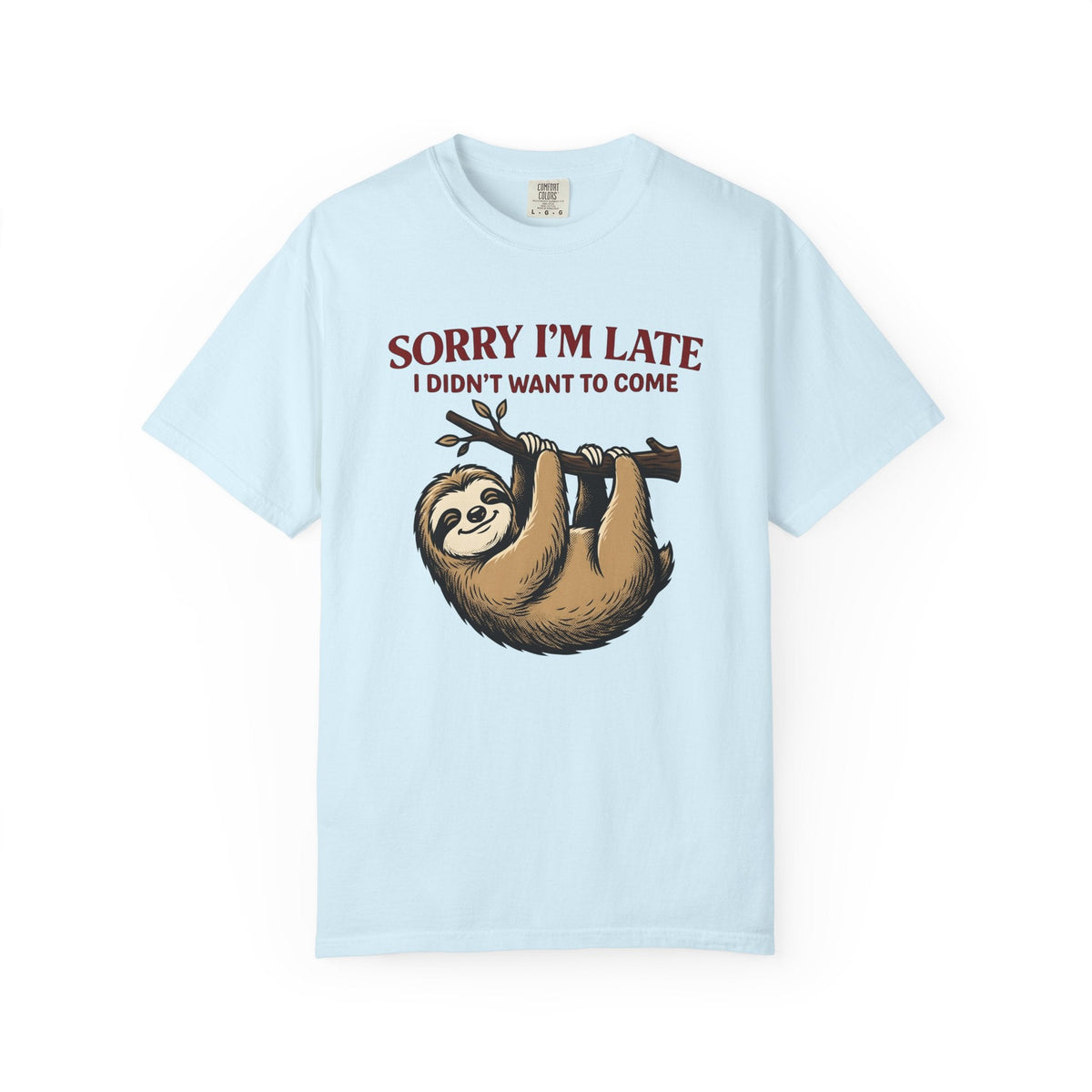 Sloth Branch Shirt Comedy Unisex Gift Doodle Tee T-Shirt Fan product image 2