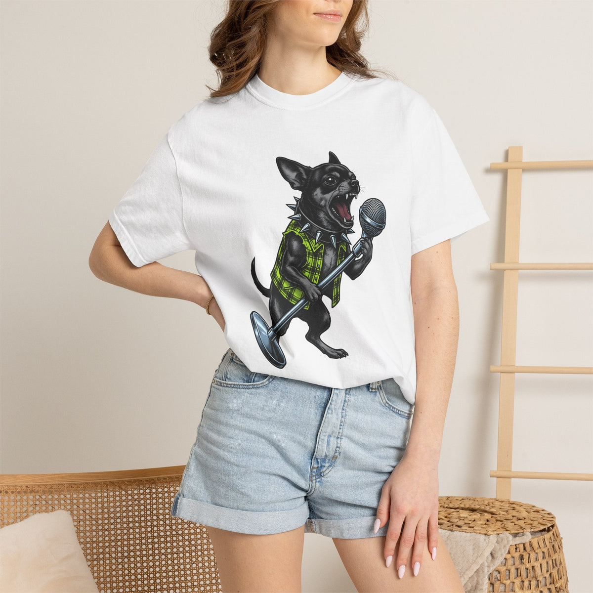 Chihuahua Performer Shirt Dog Audio Unisex Gift product image 6