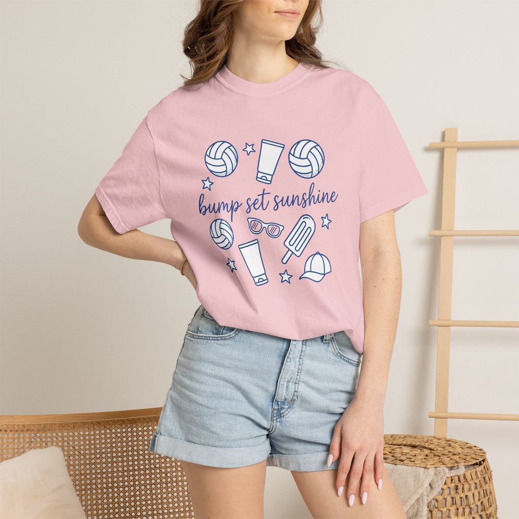 Volleyball Shirt Sports Vacation Unisex Gift Outline Tee product image 12