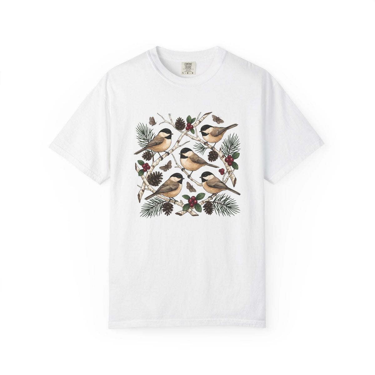 Chickadee Bird Shirt Animals & Flowers Outdoors Unisex Gift product image 1