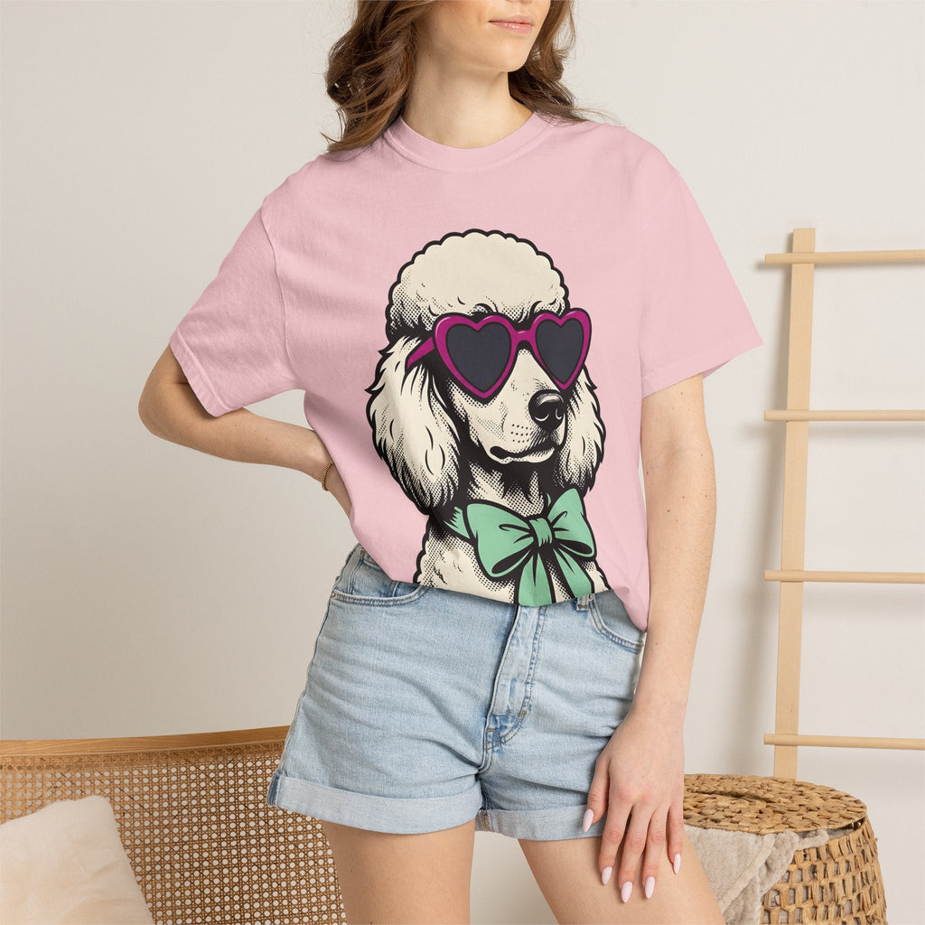 Poodle Dog Shirt Fashion Gift Women Cartoon Tee T-Shirt Fan product image 12