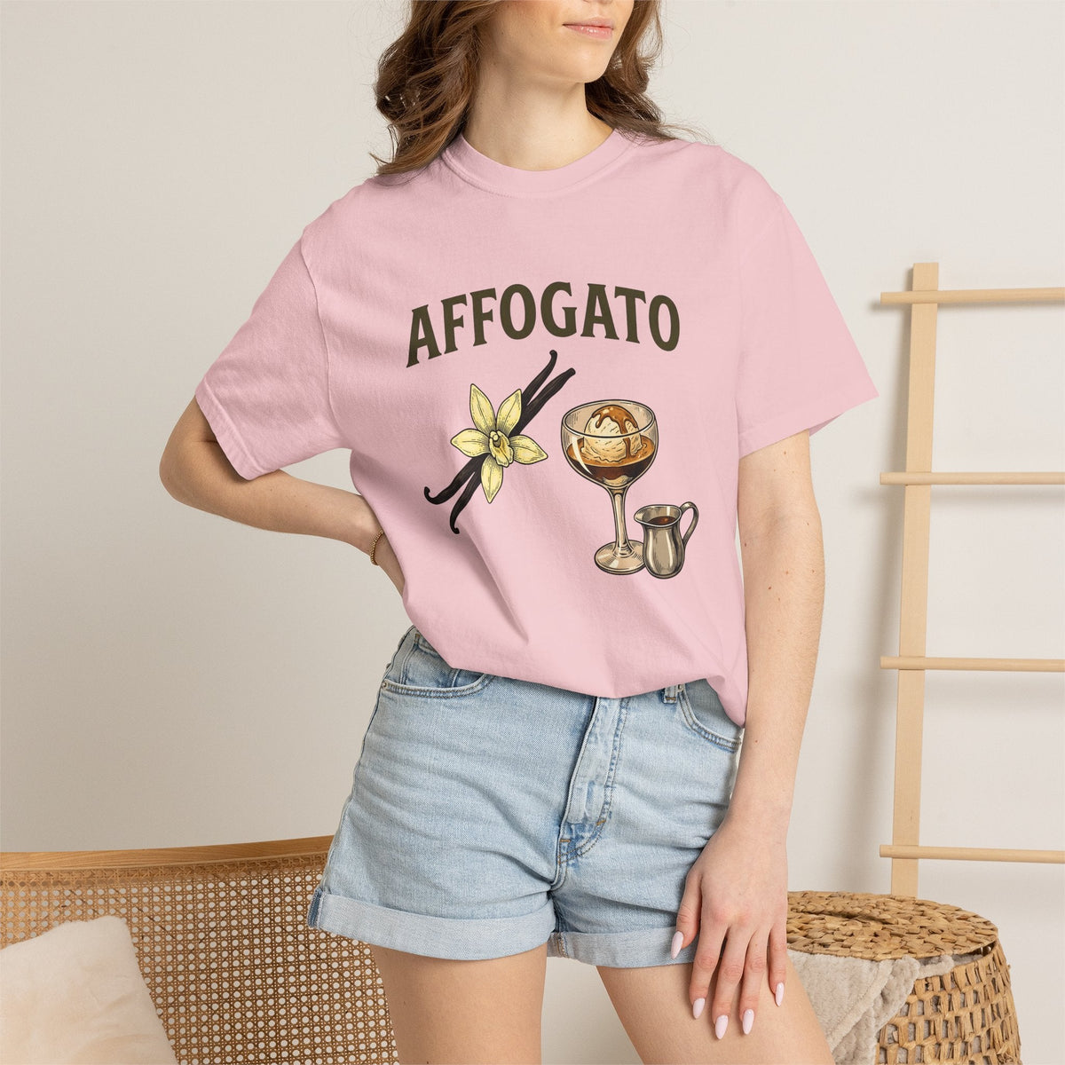 Affogato Dessert Shirt Coffee Foodie Gift Women Vintage Tee product image 12