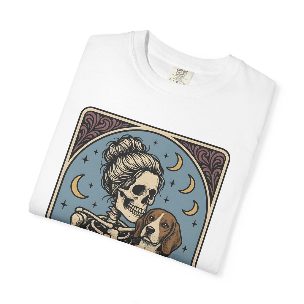 Skeleton Woman Beagle Vintage T-Shirt – Halloween Dog Mom product image 6