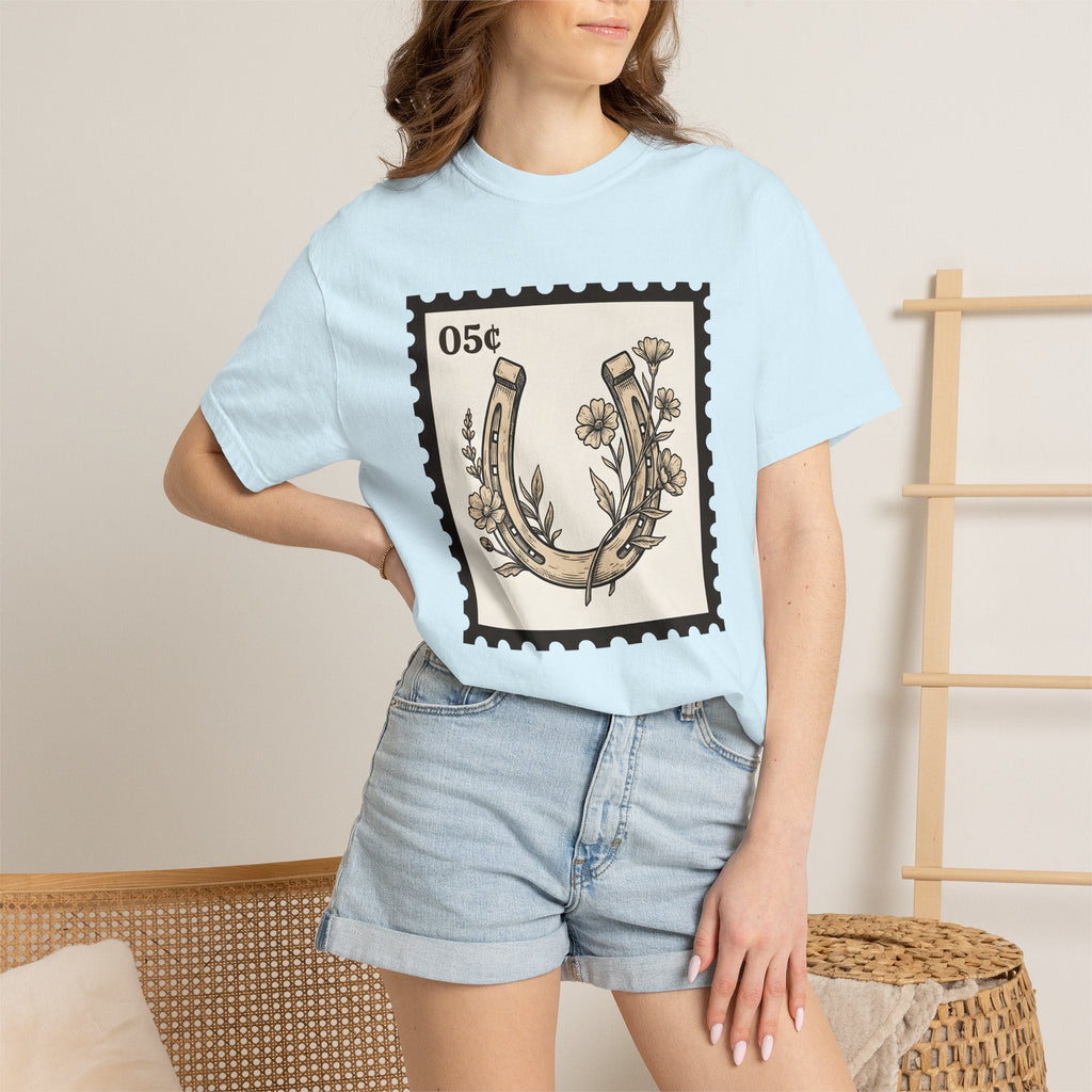 Horseshoe Floral Shirt Cowgirl Western Gift Women Boho Tee product image 9