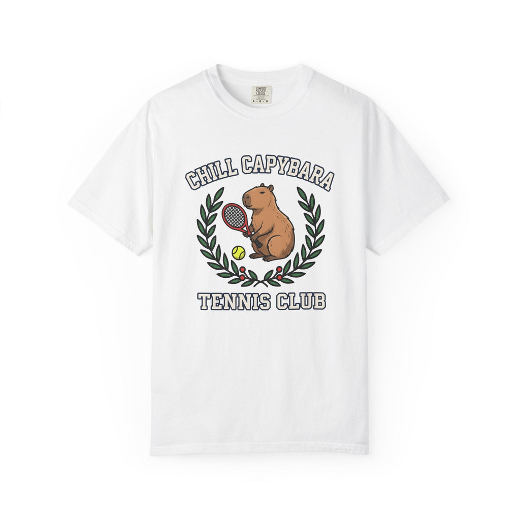 Capybara Tennis Shirt Sports Fauna Unisex Gift Illustration product image 1