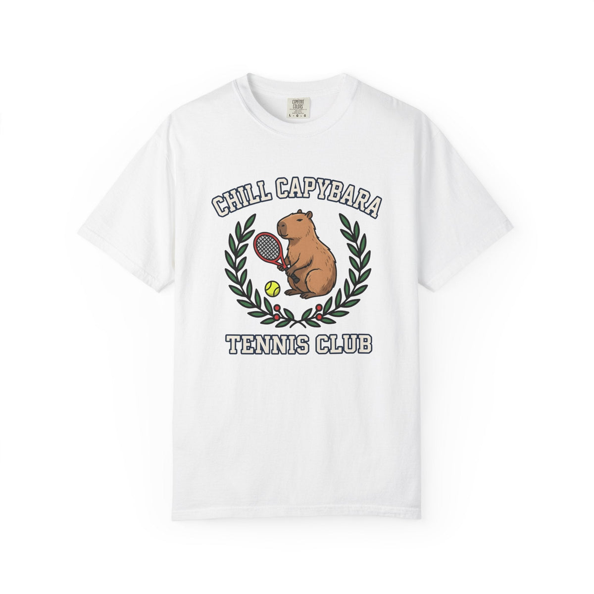 Capybara Tennis Shirt Sports Fauna Unisex Gift Illustration product image 1