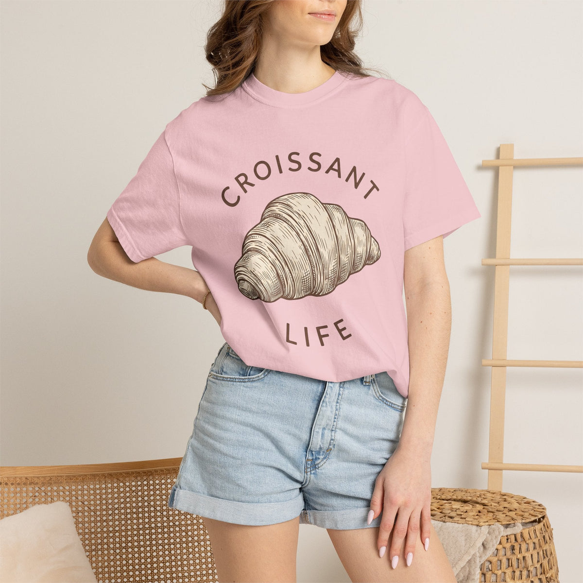 Croissant Graphic Shirt Desserts Bakery Unisex Gift Vintage product image 12