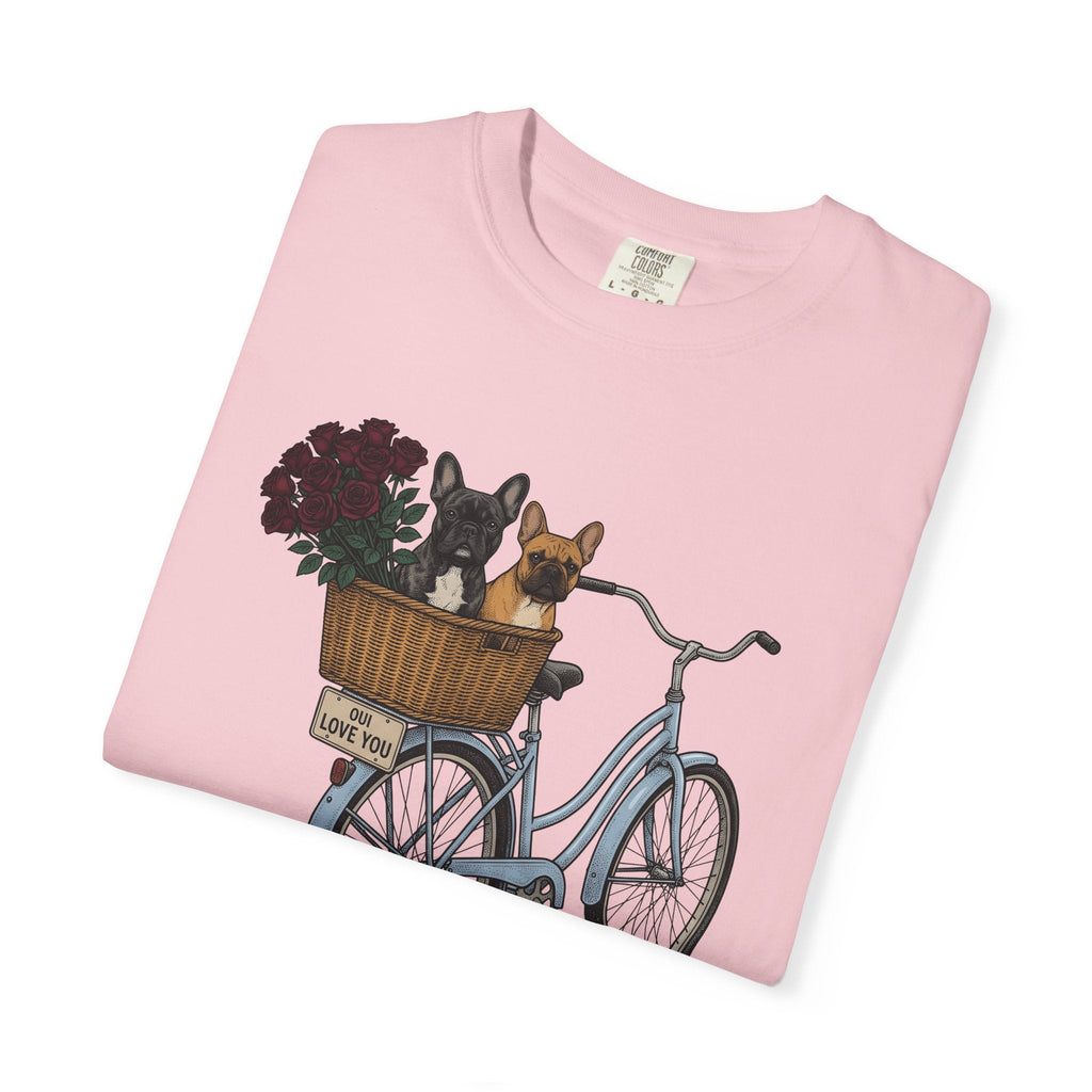Frenchie Bike Shirt Valentines Day Puppy Gift Women Rustic product image 11
