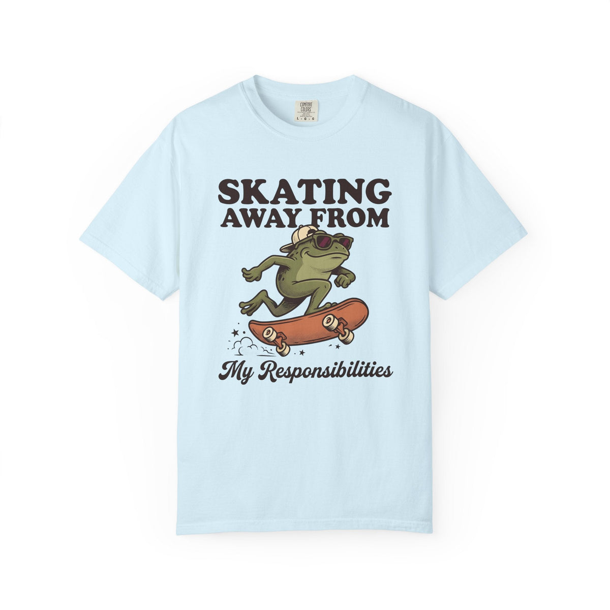 Frog Skater Cool Glasses T-Shirt – Funny Toad Animal product image 2