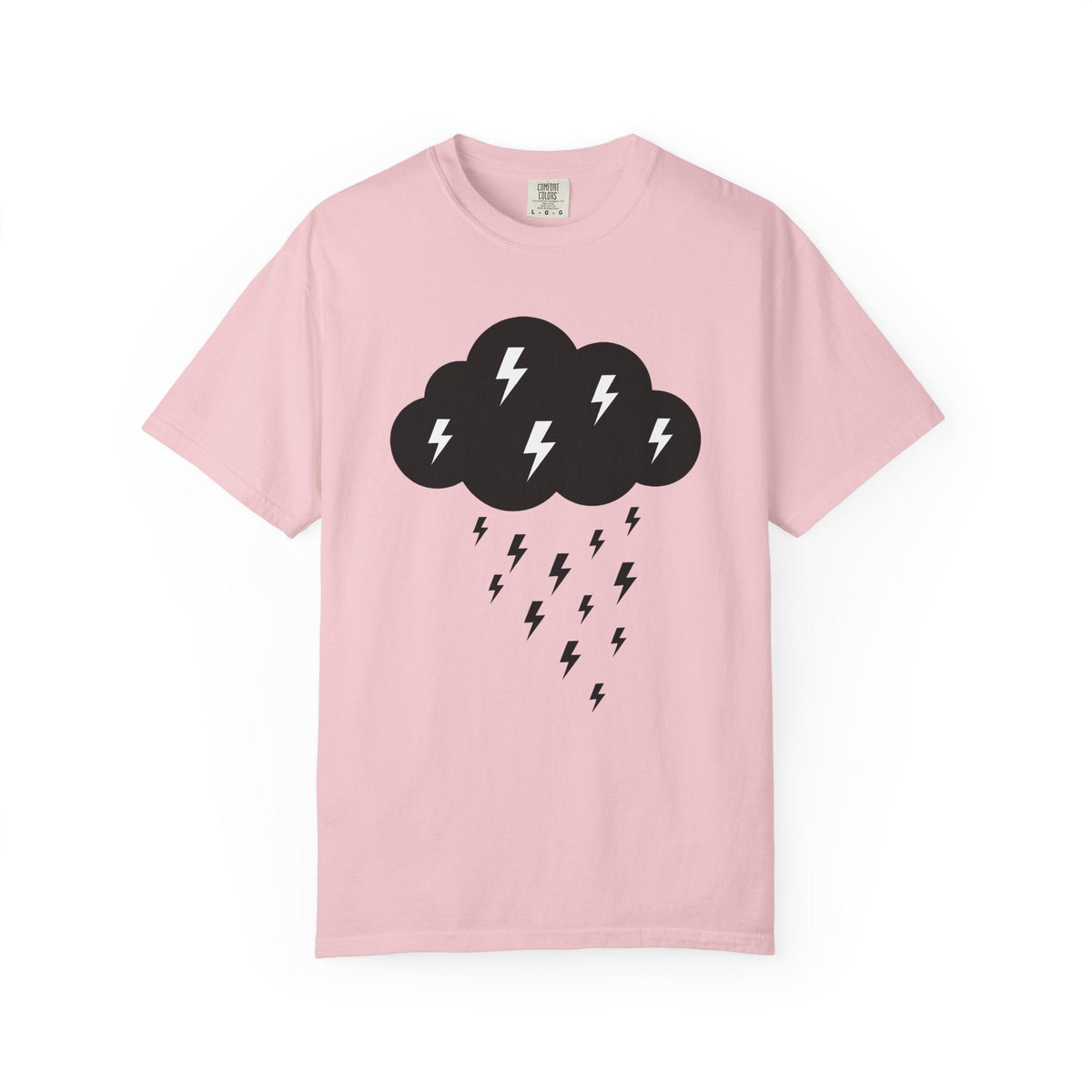 Dark Cloud Shirt Boho Chic Forecast Unisex Gift Flat Tee product image 3