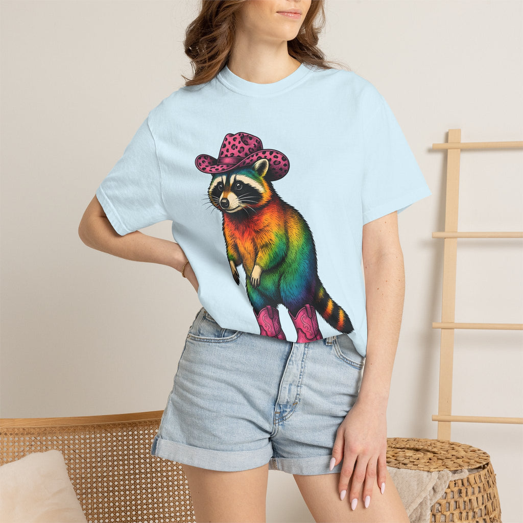 Colorful Raccoon Shirt Cowgirl Wildlife Gift for Women product image 9