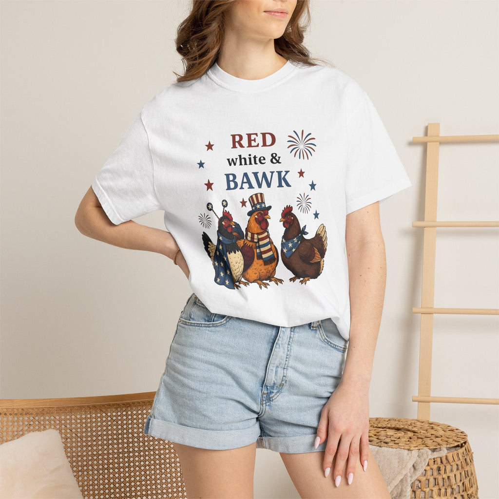 Freedom Chickens Shirt 4th Of July Homestead Unisex Gift product image 6