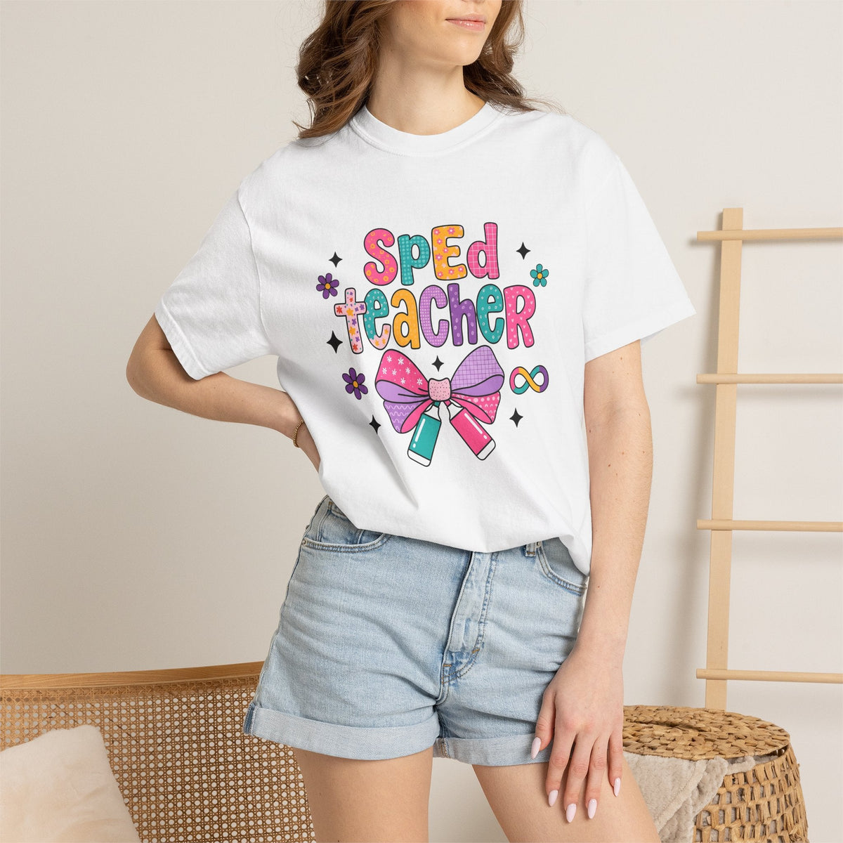 Ribbon Tag Shirt Teacher Classroom Unisex Gift Fun product image 6