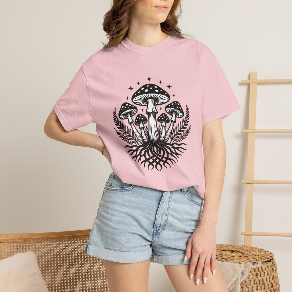 Mushroom Group Shirt Boho Chic Outdoors Unisex Gift Gypsy product image 12