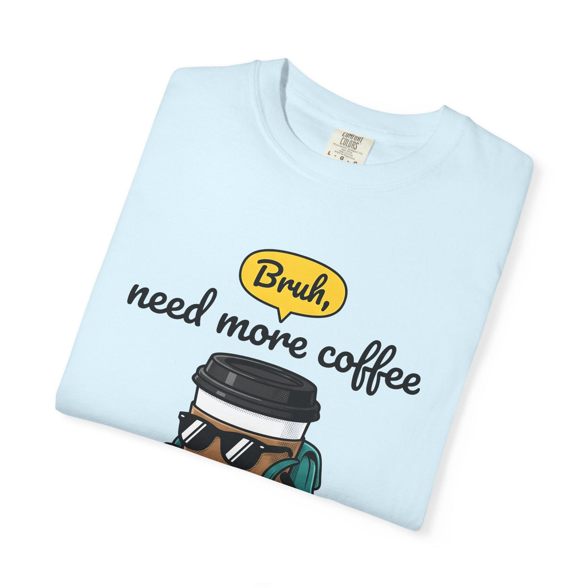 Latte Character Shirt Coffee Comedy Unisex Gift Animation Tee Coffee T-Shirt