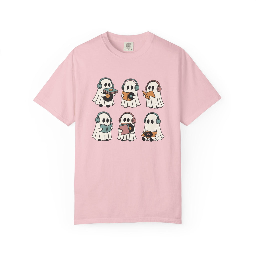 Ghost Music Shirt Halloween Unisex Gift Cartoon Tee Spirit product image 3