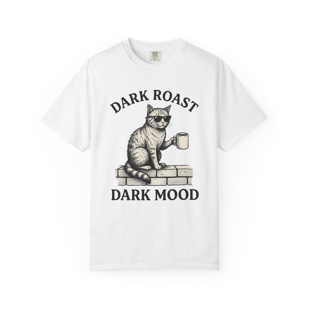Cat Coffee Cup Shirt Coffee Feline Unisex Gift Retro Tee Mug T-Shirt Coffee Fan