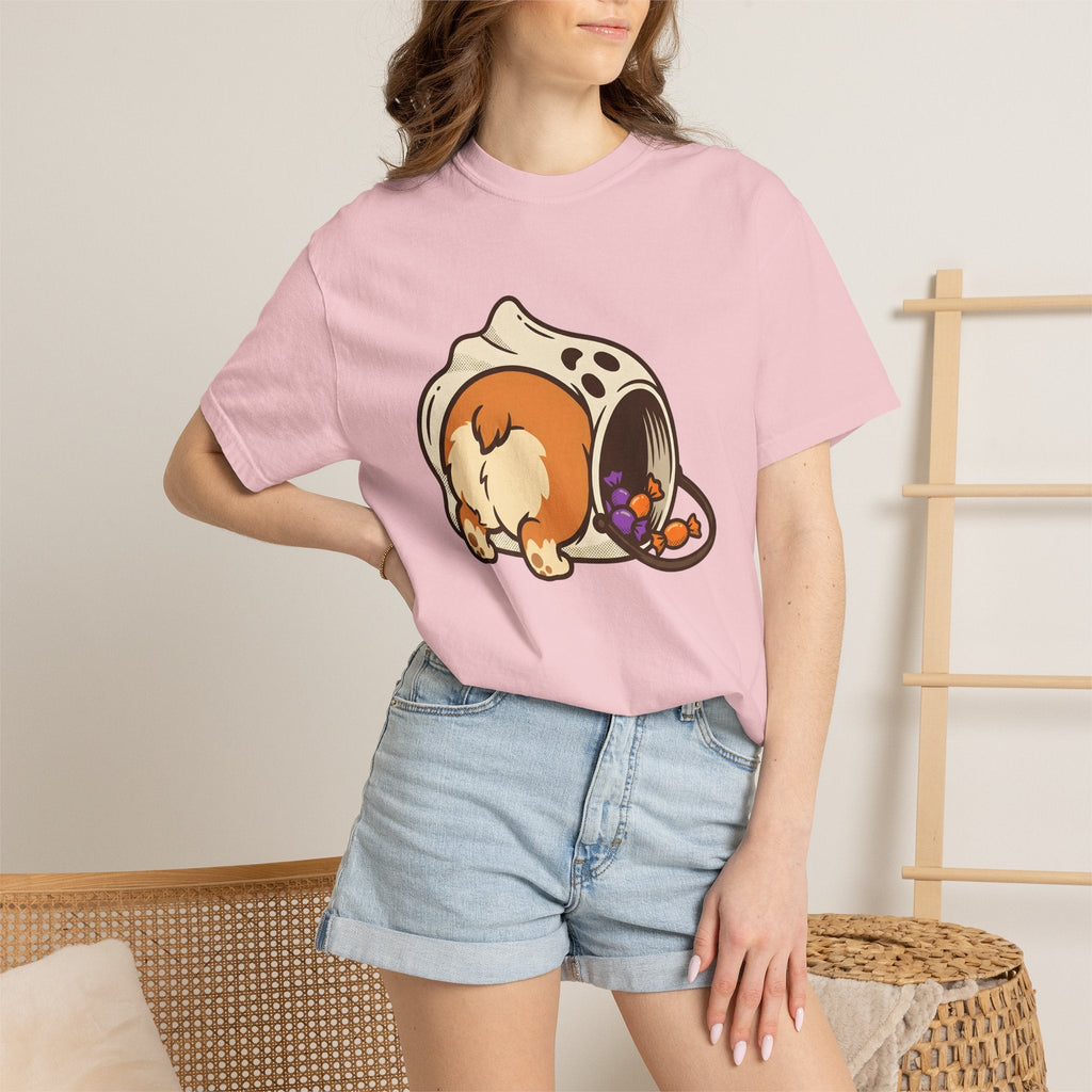 Corgi Dog Shirt Halloween Gift Women Cartoon Tee Puppy product image 13