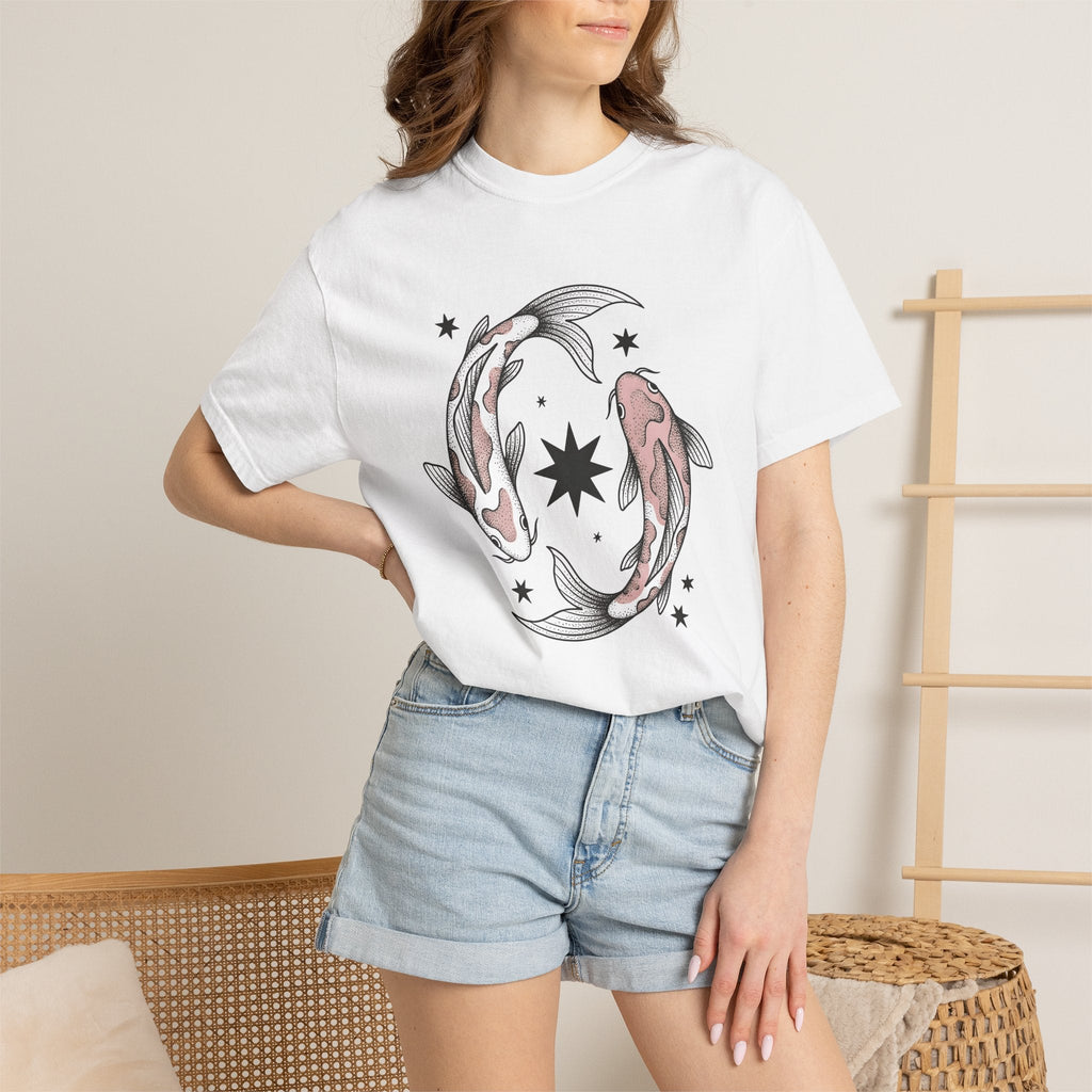 Koi Fish Shirt Animals Astrology Unisex Gift Neo product image 6